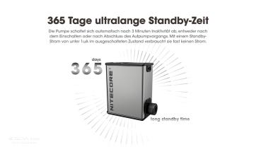 NITECORE EBP10 ELEKTRONISCHE LUFTPUMPE